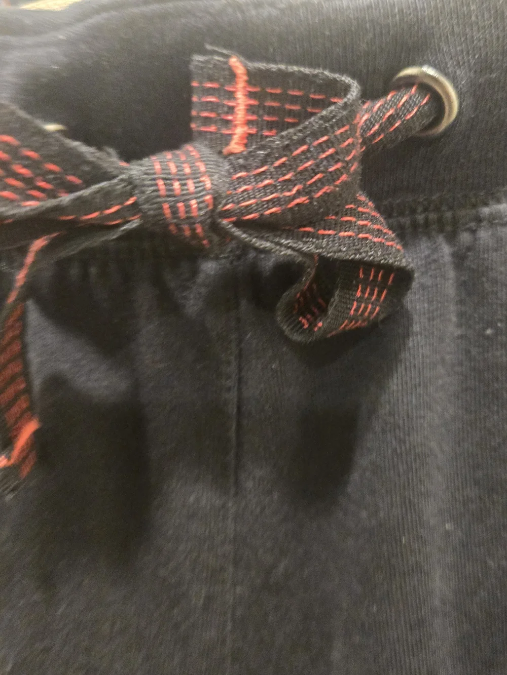 Tommy Bahama Black Jogger Sweatpants with Coral Accents